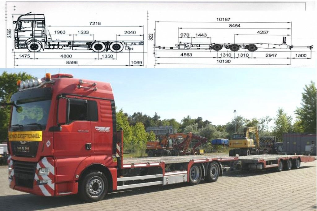 MAN TG-X 24.500 6x2-4 LL-U Pritsche Maschinentranspo - Tovornjak s kesonom: slika 1 MAN TG-X 24.500 6x2-4 LL-U Pritsche Maschinentranspo - Tovornjak s kesonom: slika 1