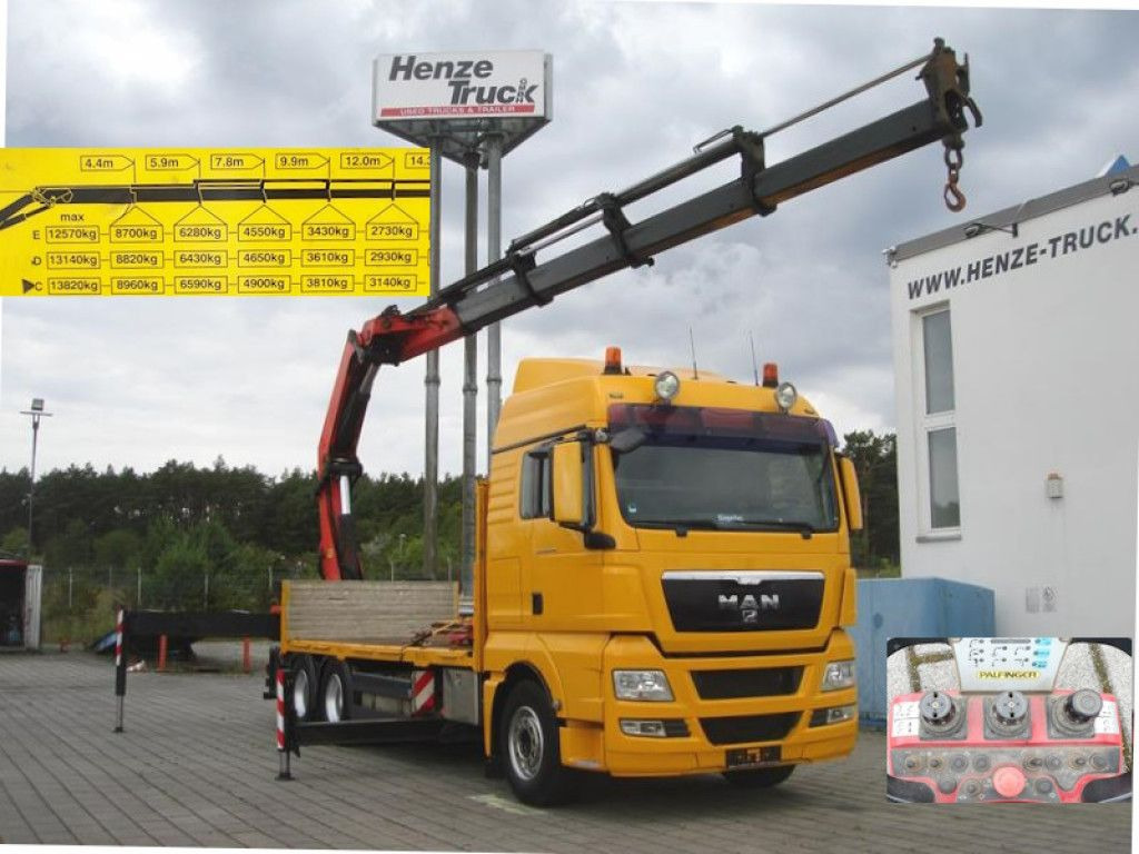 MAN TG-X 26.440 6x4 BL Pritsche Heckkran Palf. PK 42 - Tovornjak s kesonom, Tovornjak z dvigalom: slika 1 MAN TG-X 26.440 6x4 BL Pritsche Heckkran Palf. PK 42 - Tovornjak s kesonom, Tovornjak z dvigalom: slika 1