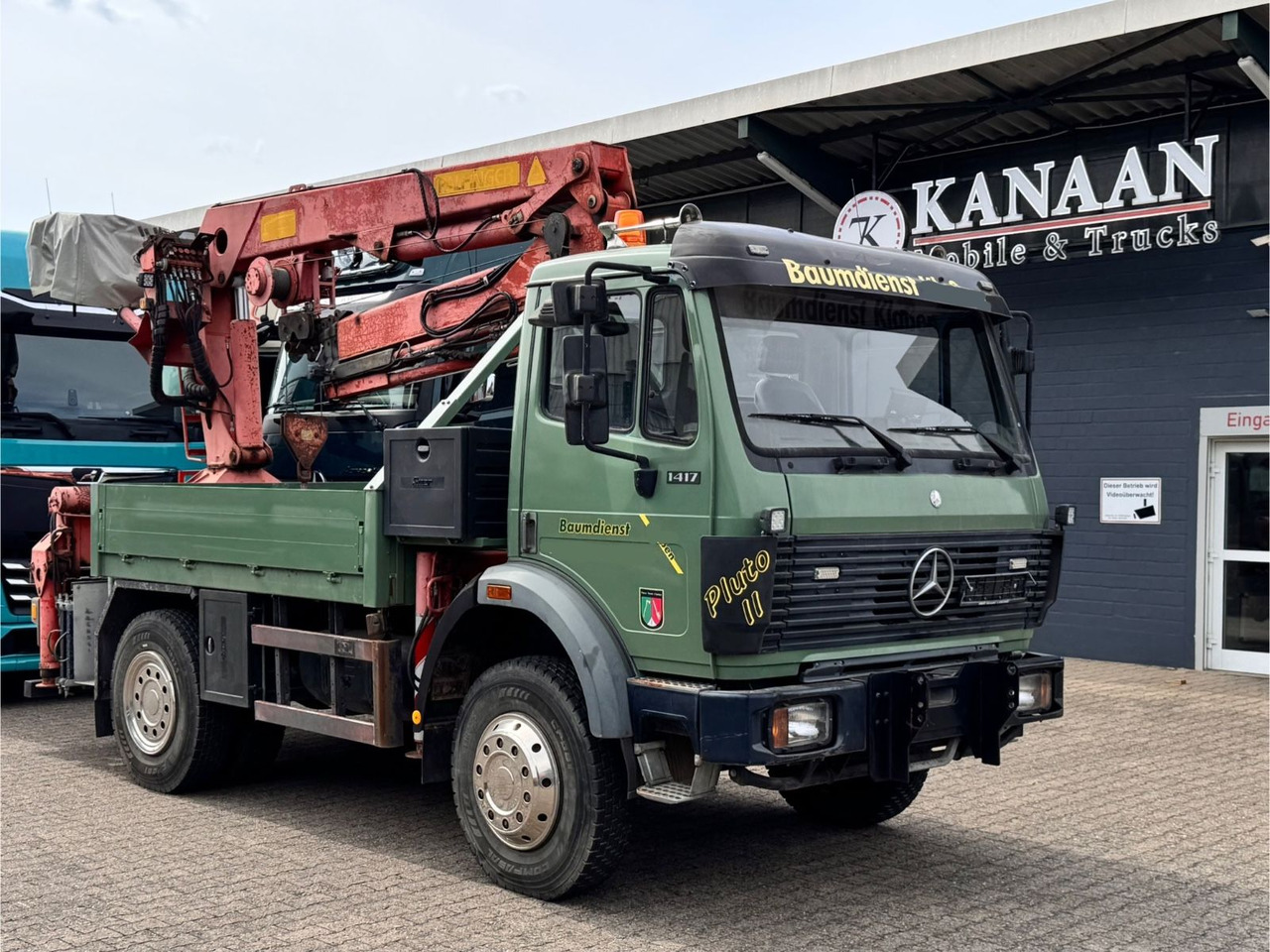 Mercedes-Benz 1417 AK Allrad Palfinger Montagekran 17,7m 64TKM - Tovornjak z dvigalom: slika 2 Mercedes-Benz 1417 AK Allrad Palfinger Montagekran 17,7m 64TKM - Tovornjak z dvigalom: slika 2